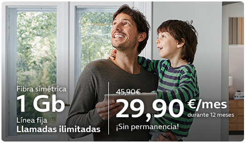 movistar oferta fibra 1GB